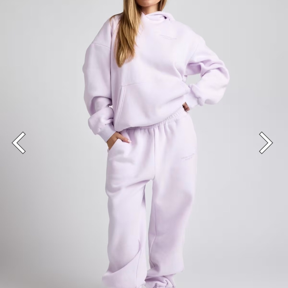 Lavender Hoodie and Sweatpants Set